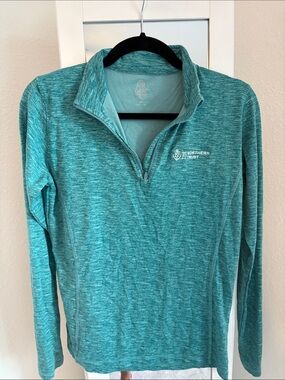 Northern Trust Teal Quarter-Zip Performance Pullover